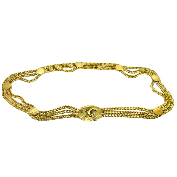 CHANEL Accessories - SOLD 🤍Chanel Vintage Medallion CC chain belt Authentic